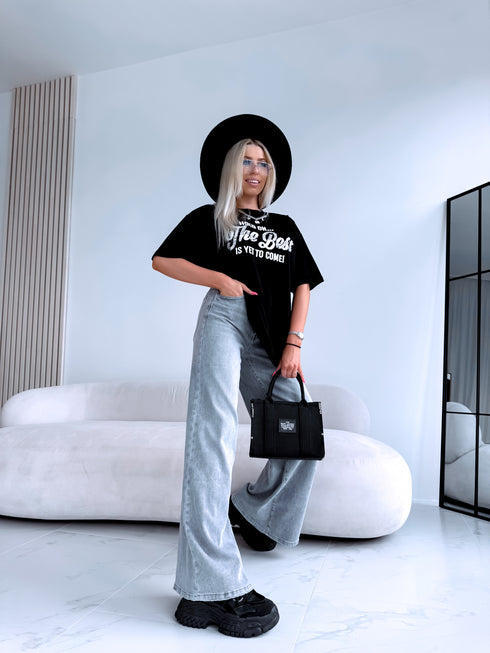 OVERSIZE T-krekls "THE BEST" - MELNS